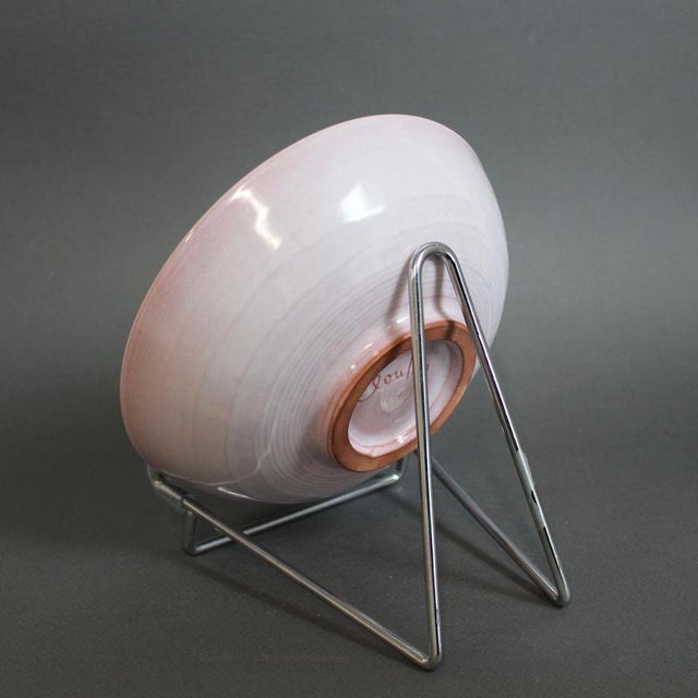 French Ceramic Bowl by the Cloutier Brothers, 1970s For Sale - Image 4 of 15