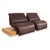 Modern Koinor Free Motion Edit 3 Leather Two-Seater Brown Electric Function Sofa For Sale - Image 3 of 17