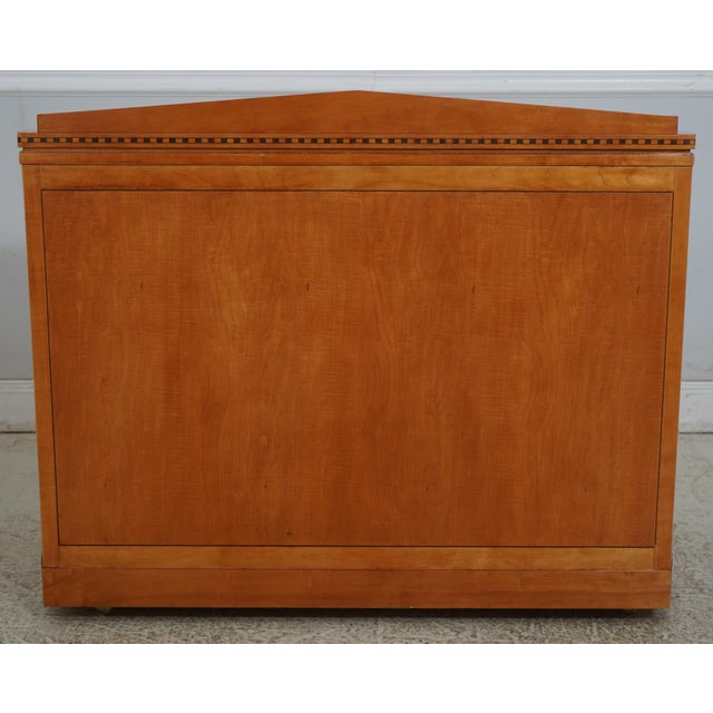Hickory White Genesis Collection Satinwood Biedermier Server For Sale - Image 18 of 18