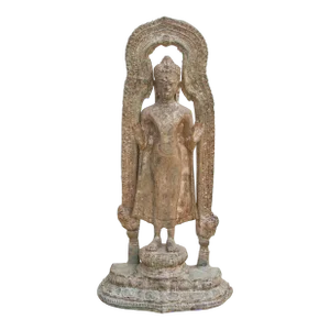 17th Century Bronze Standing Buddha