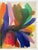 Various Artists Morris Louis Modernist Lithograph Print Abstract Expressionist Museum Poster " Point of Tranquility " 1959-60 For Sale - Image 4 of 11
