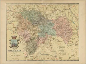 Map of Castilla-La Manchas Northern Province, 1902