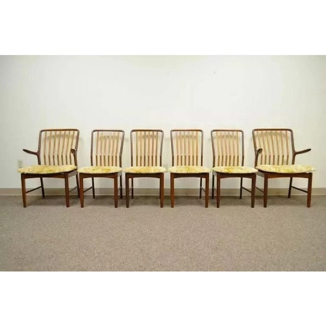 Mid 20th Century Svend A. Madsen for Moreddi Teak Danish Modern Dining Chairs - Set of 6 For Sale - Image 10 of 10