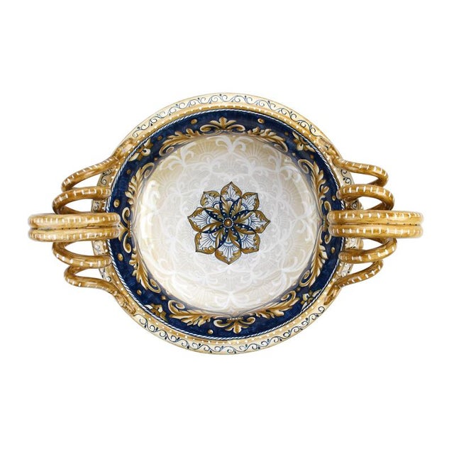 Golden Yellow Giglio Vase by deBlona For Sale - Image 10 of 12