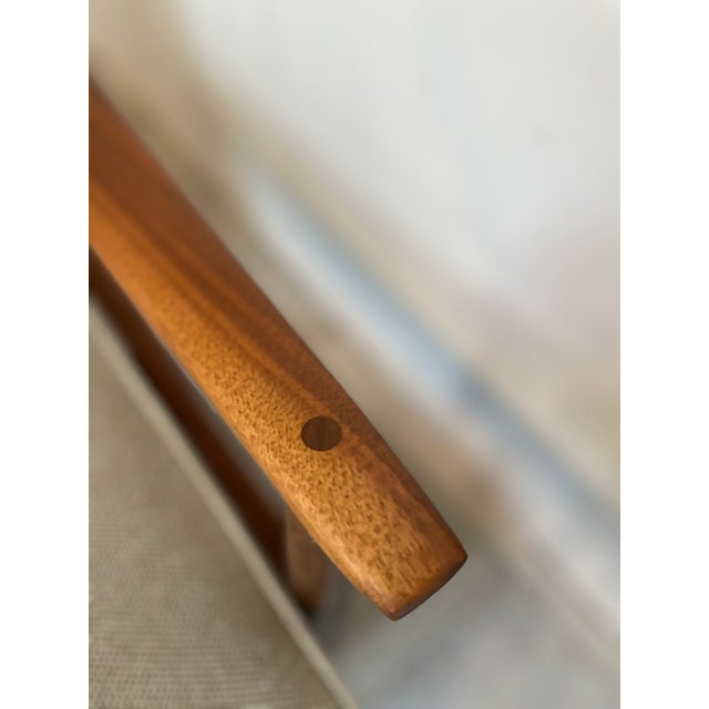 1950s Mid-Century Walnut Recliner in the Style of Milo Baughman for Thayer Coggin For Sale In Los Angeles - Image 6 of 7