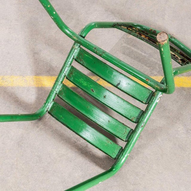 French Green T2 Dining Chair from Tolix, 1950s For Sale - Image 9 of 10