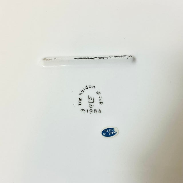 1984 Vintage Boho Chic Hollywood Regency Grape Cluster Ceramic Serving Tray or Platter. For Sale - Image 11 of 14