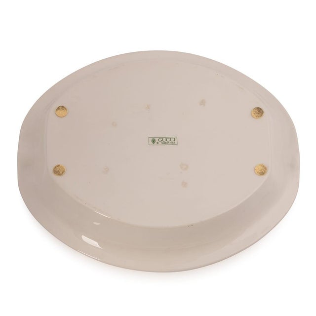 1980s Vintage 20th Century Italian Ceramic Ashtray from Gucci, 1980s For Sale - Image 5 of 13