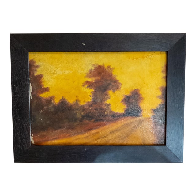 19th Century American Impressionist Luminist Landscape Painting For Sale
