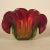 Vintage Red and Green Murano Glass Bowl For Sale - Image 3 of 15