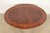 Baker Furniture French Empire Carved Cherry and Burl Wood Library Table or Center Table, Newly Refinished For Sale - Image 10 of 15