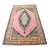 1960s Pink Oushak Modern Tribal Area Living Room Decor Rug For Sale