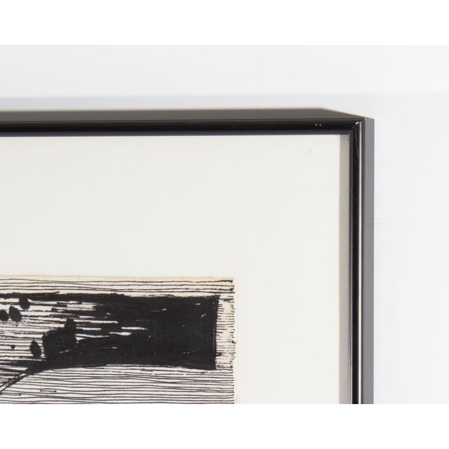 Paper “I vs. U” Ink Drawing by James Spencer Russell For Sale - Image 7 of 8