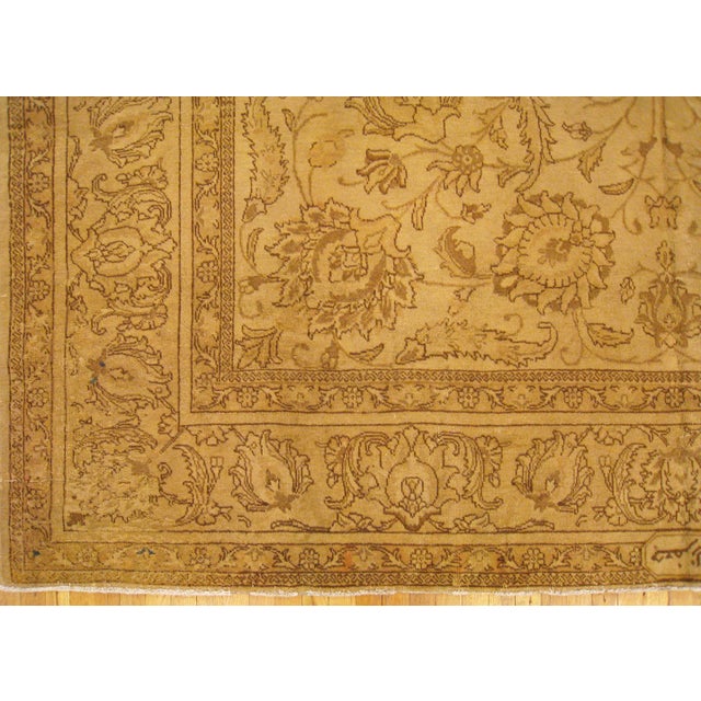 Vintage Perisan Decorative Oriental Tabriz in Room Size For Sale - Image 9 of 12