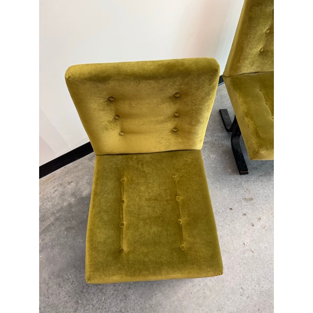 Pair of Late 20th Century Slipper Chairs For Sale In Charleston - Image 6 of 9