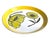 Offered is a 1970s Mikasa brand Duplex Duet Yellow Poppy pattern round stoneware serving platter or chop plate designed by...