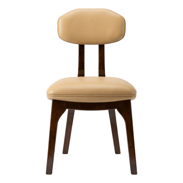 Silhouette Dining Chair in Leather from Insidherland For Sale