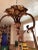 Metal French Art-Deco Chandelier W/Art Glass Dome For Sale - Image 7 of 11
