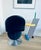 Verpan Verner Panton System 1-2-3 Swivel Chair Pair Black Leather Space Age Danish Knoll Vitra Eames For Sale - Image 4 of 9