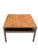 1960s Mid-Century John Widdicomb Walnut Square Cocktail Table With Open Shelf For Sale - Image 5 of 18