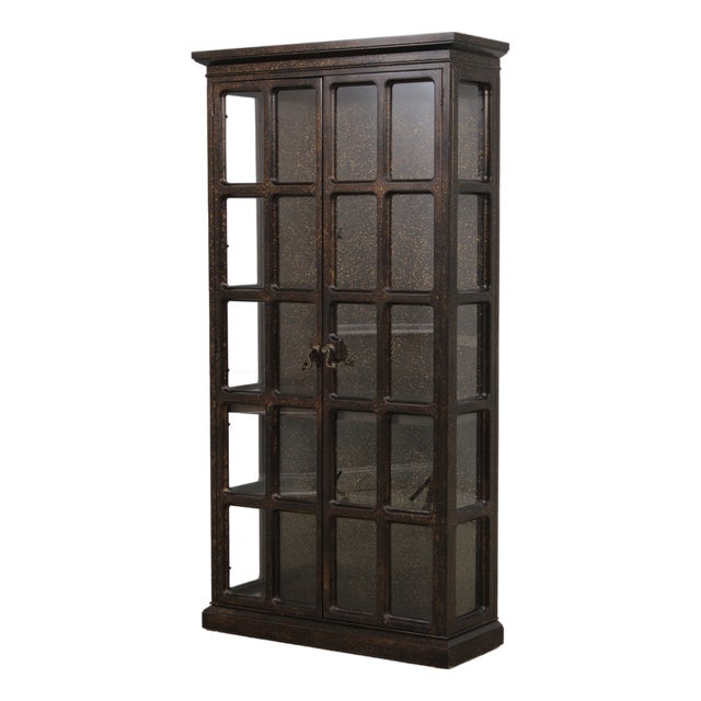 Drexel Et Cetera Mid Century Modern Glass Display Cabinet For Sale