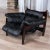 Brazilian Rosewood & Leather Sling Chair and Ottoman by Sergio Rodrigues for Isa For Sale - Image 6 of 18