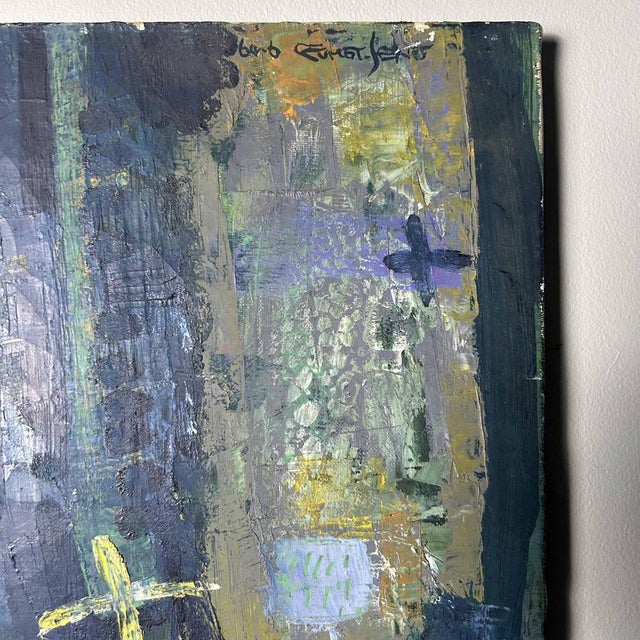 Senō, Mysterious Elegance, 1964, Oil on Canvas For Sale - Image 7 of 17