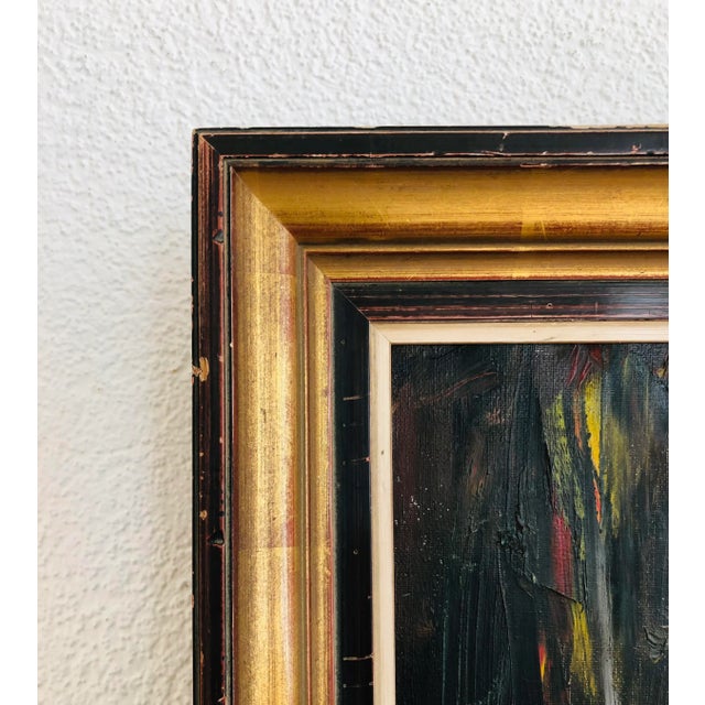 Adolfo Carducci, Sous bois et ruisseau, Oil on Canvas, Framed For Sale - Image 8 of 11