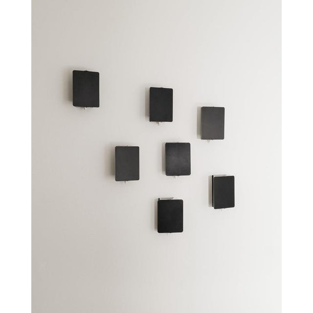 French Mid-Century Black White Metal CP-1 Wall Sconce by Charlotte Perriand, 1960s For Sale - Image 3 of 5