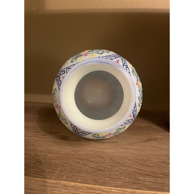 1900 - 1909 Antique Thomas Webb Moroccan Glass Vase For Sale - Image 5 of 14