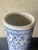Chinese Vintage Chinese Blue and White Porcelain Fish Umbrella Stand For Sale - Image 3 of 6