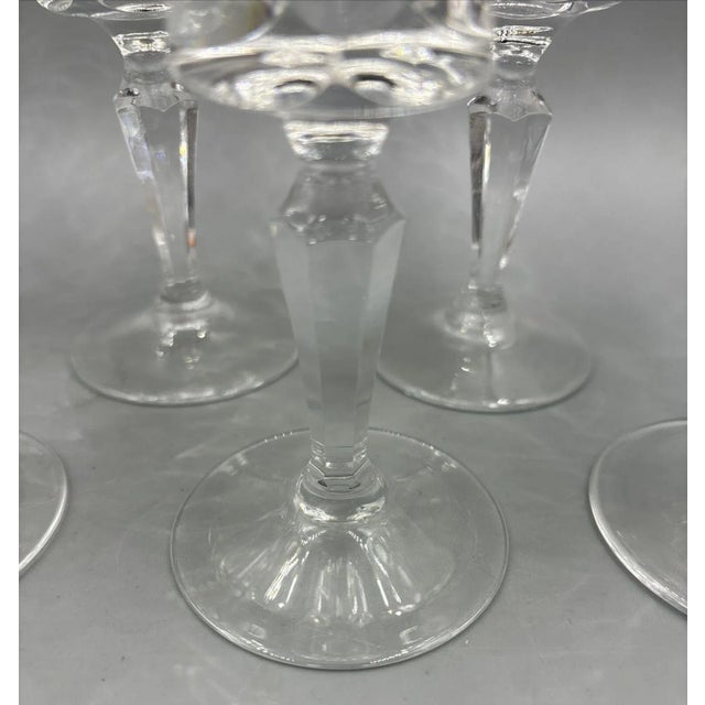 Wine Glasses with 18K Gold Rim by Franz Kaspar for Glashütte, 1950s, Set of 6 For Sale - Image 11 of 12