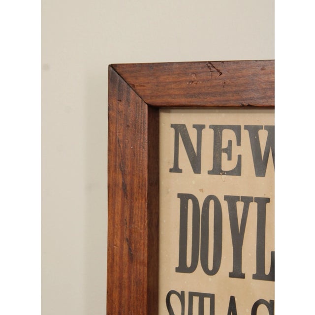 Late 19th Century New Hope and Doylestown Stage Line Original Advertisement For Sale - Image 5 of 12