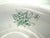 1950s Antique French Digoin Ironstone Serving Bowl Green Floral For Sale - Image 5 of 9