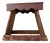 Minimalist Fumidai Wooden Step Stool, Japan, 1920s For Sale