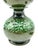 Ceramic Large Space Age Table Lamp with Monumental 48cm Ceramic Base in Emerald Green from Kaiser Leuchten For Sale - Image 7 of 14