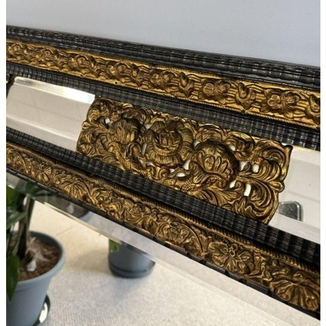 Large Ornate Mirror, 1900s For Sale - Image 4 of 11