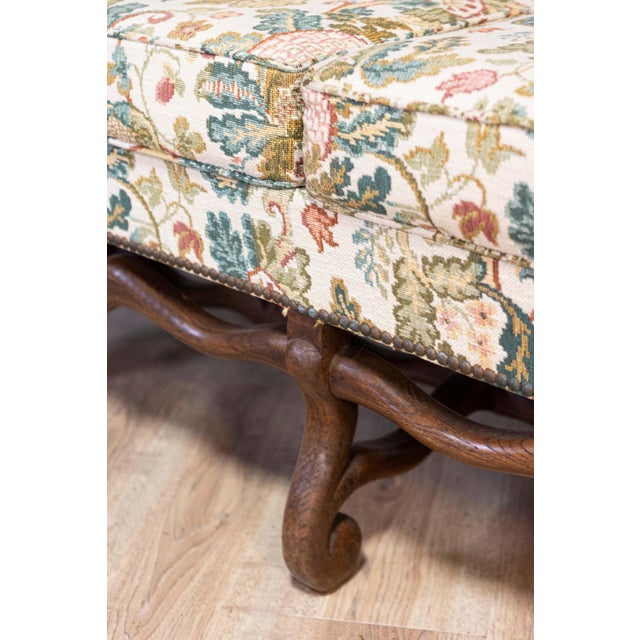 20th Century French Mutton Leg Walnut Sofa For Sale In Atlanta - Image 6 of 11