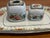 Vintage Parrot & Co Porcelain 3 Pc Dresser Set For Sale - Image 12 of 12