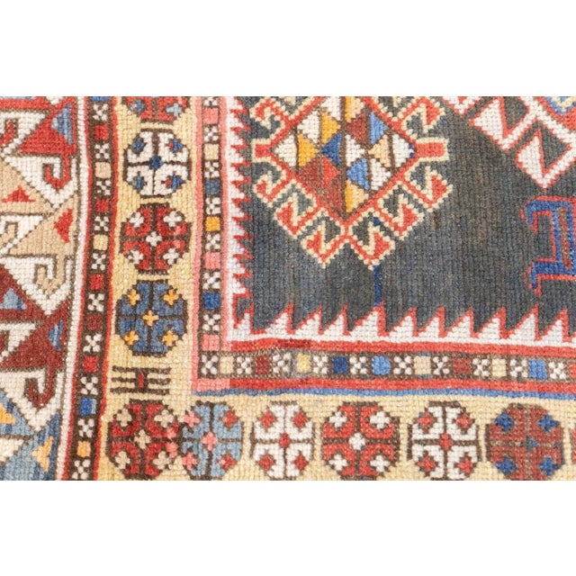 Antique Shirvan Rug 4' x 9' For Sale - Image 12 of 12