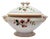 Antique Haviland Limoges Porcelain Soup Tureen With Lid, Schleiger Rose Pattern For Sale