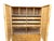 Wood 1970s Double Door Burl Wood Armoire Wardrobe in a Manner of Milo Baughman For Sale - Image 7 of 13