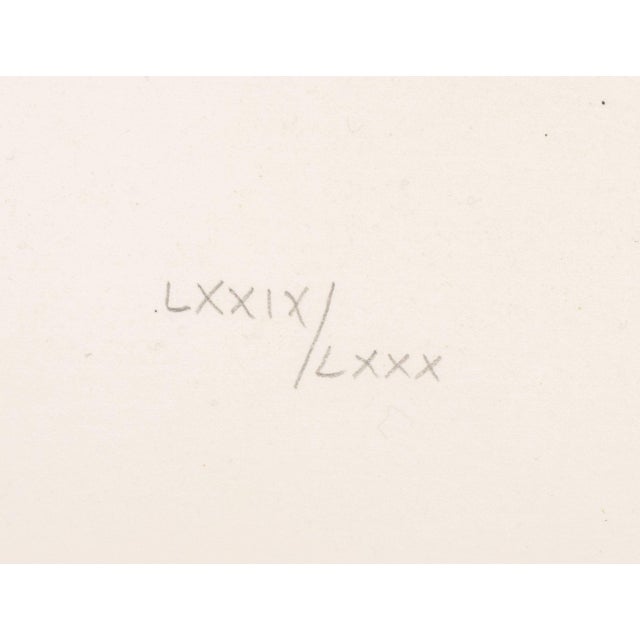 Blue Joan Miro "Lithograph Xi" Lithograph, 1975 For Sale - Image 8 of 10