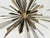 Brass & Nickel "Sunburst" Chandelier by Remains Lighting of New York For Sale - Image 9 of 18
