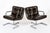 Mid-Century Modern Mid Century French Brown Leather Lounge Chairs by Raphael Raffel 1970s For Sale - Image 3 of 18