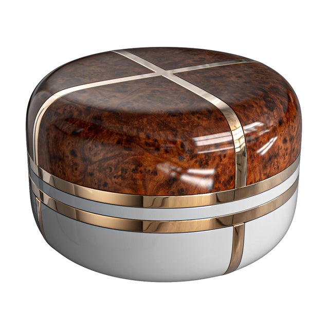 "Armonia" Coffee Table, Bronze, Stainless Steel, Finely Crafted Wood Bizimyer Furniture. Unmatched. Unrivalled. Designed...
