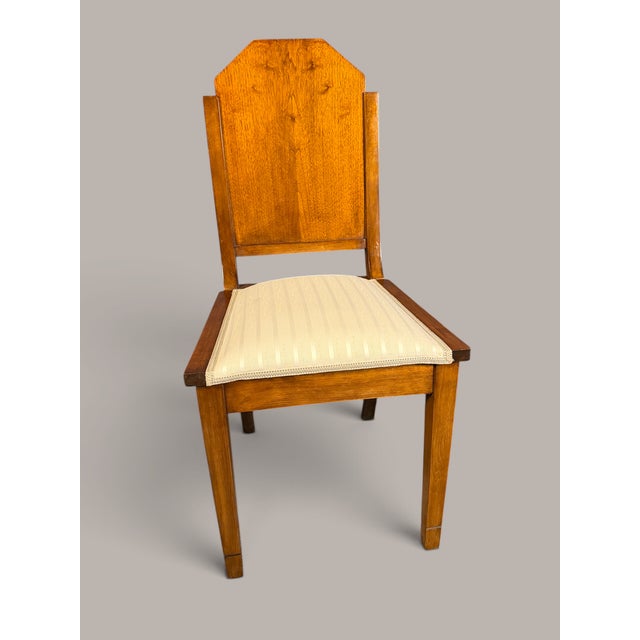 1930s Art Deco Dining Room Chairs, 1930, Set of 4 For Sale - Image 5 of 12