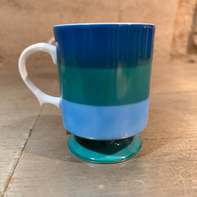 1966 Mid Century Modern Holt Howard Pedestal Mug Set Japan For Sale - Image 4 of 7