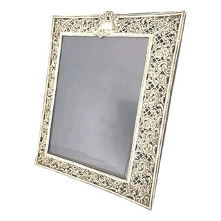 Antique Silver-Mounted Photograph Frame, Birmingham, 1898 For Sale