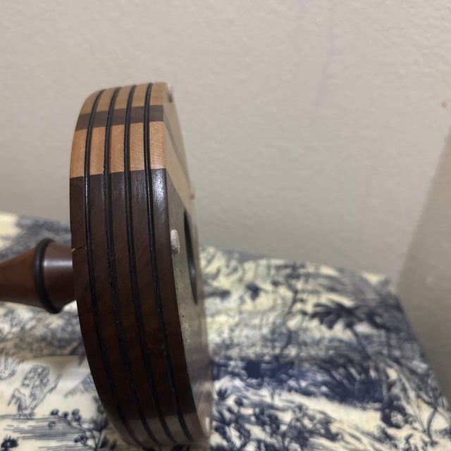 Wood Large Wooden Yarn Holder For Sale - Image 7 of 8